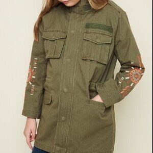 Hayden Embroidered Cargo Jacket